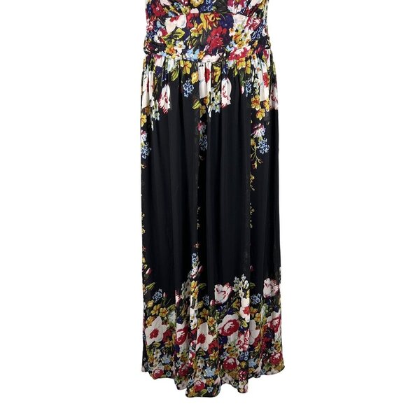 NWT Ever Pretty Womens 16 Floral Chiffon Babydoll Maxi Dress Empire Waist Fairy - Picture 3 of 16